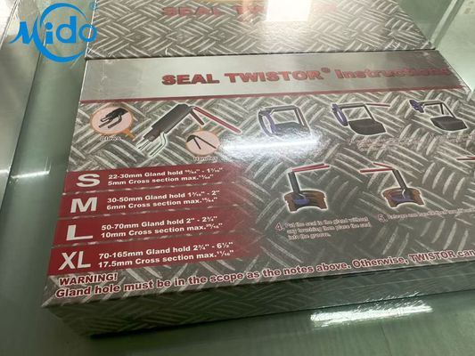 Εργαλεία σφραγίσματος από μεταλλικό καουτσούκ Επαγγελματικό κιτ εγκατάστασης υδραυλικής σφραγίδας Εύκολο σφραγίσμα Twister ανθεκτικό κιτ επισκευής σφραγίσματος
