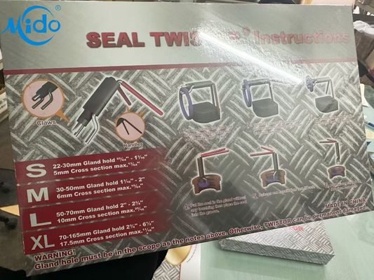 Εργαλεία σφραγίσματος από μεταλλικό καουτσούκ Επαγγελματικό κιτ εγκατάστασης υδραυλικής σφραγίδας Εύκολο σφραγίσμα Twister ανθεκτικό κιτ επισκευής σφραγίσματος