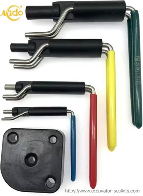 Εργαλεία σφραγίσματος από μεταλλικό καουτσούκ Επαγγελματικό κιτ εγκατάστασης υδραυλικής σφραγίδας Εύκολο σφραγίσμα Twister ανθεκτικό κιτ επισκευής σφραγίσματος