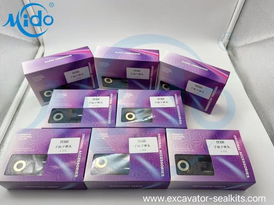 SY350 Μεγάλη αποδοτικότητα Χονδρική εκσκαφική βαλβίδα τηλεχειρισμού Poly βαλβίδα σφραγίδες σπρώξιμο