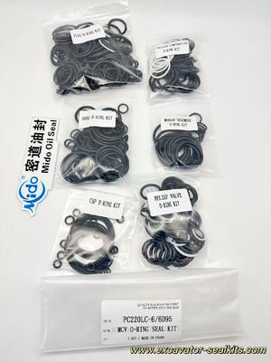 PC220LC-6 6D95 Κουτί επισκευής βαλβίδας ελέγχου κυριότερου ελέγχου σκάφους