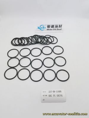 Βαρέως τύπου Komatsu PU Rubber O-Ring 21T-09-11490 για Υδραυλικά και Πνευματικά Συστήματα