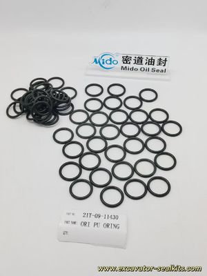 Komatsu Rubber O-Ring: 21T-09-11430 Αξιόπιστο PU | Σφραγίδες από καουτσούκ | Σε απόθεμα - Προσαρμοσμένες παραγγελίες