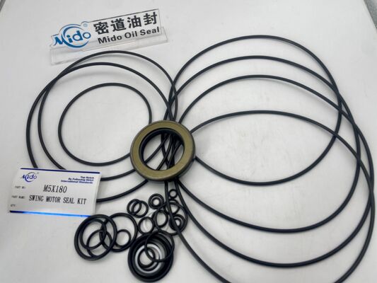Ανθεκτικό κιτ στεγανοποιητικού κινητήρα Swing Motor M5X180 για SK330-8 SK350-8, το αξιόπιστο υδραυλικό στεγανοποιητικό σας, μαζική παραγγελία με παγκόσμια προμήθεια