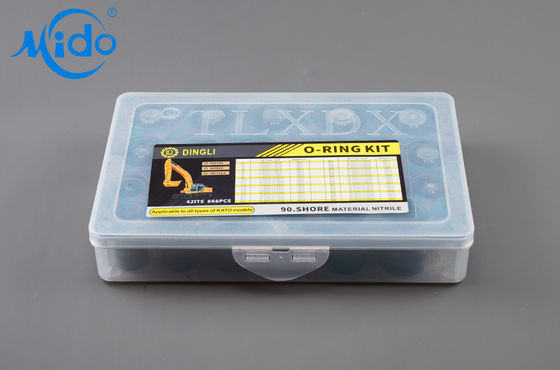 Της KATO HD λαστιχένια Ο δαχτυλιδιών εξαρτήσεων καθορισμένα δαχτυλίδια κυλίνδρων Ο επισκευής NBR υδραυλικά