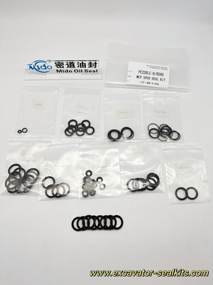 706-75-01101 706-75-01150 PC220LC-6 6D95 SPGO Εξαρτήματα Εκσκαφέα Κύριο Κιτ Σφραγίδων Βαλβίδας Ελέγχου